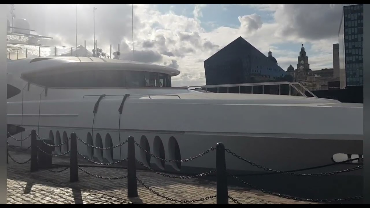 REEF CHIEF LUXURY YACHT CANNING DOCK LIVERPOOL ENGLAND