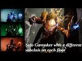 Solo caretaker with a different subclass on every floor