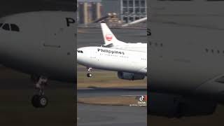 PHILIPPINES AIRLINE BUTTER LANDING