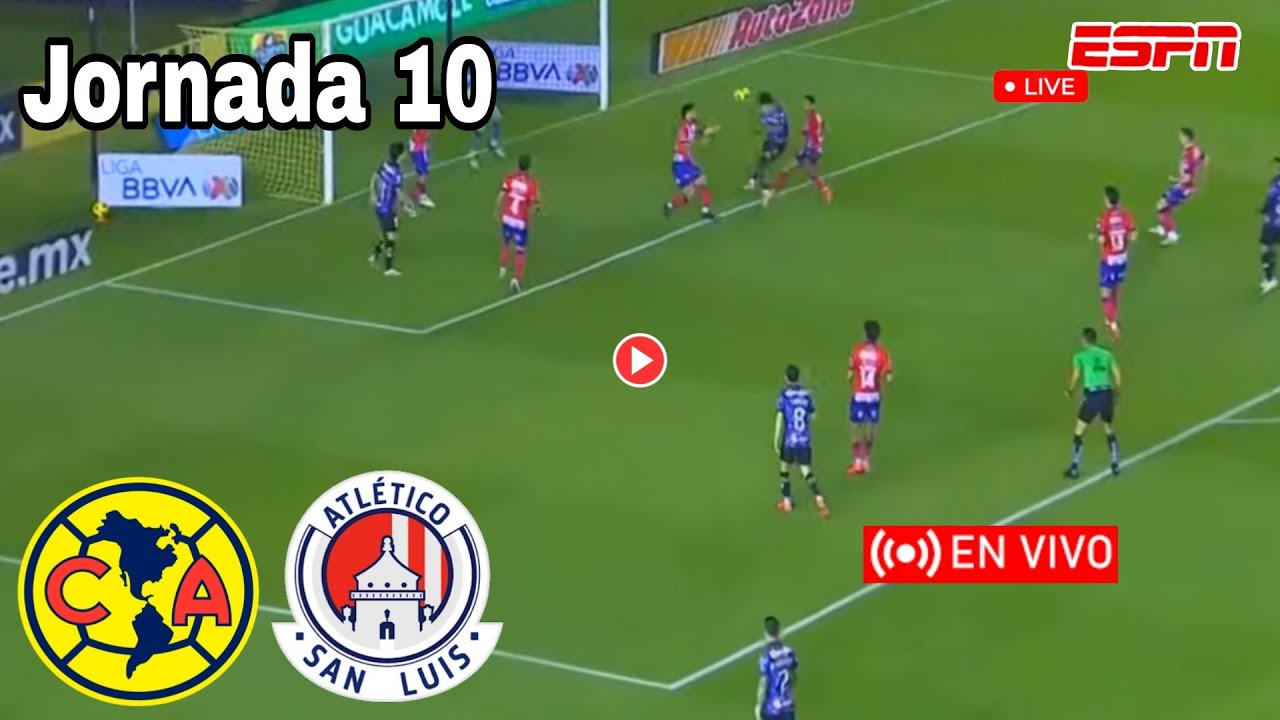 América vs. San Luis en vivo, donde ver, a que hora juega América vs ...