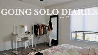 FINALLY MAKING MY ROOM FEEL LIKE A HOMEGOING SOLO DIARIES ep.17