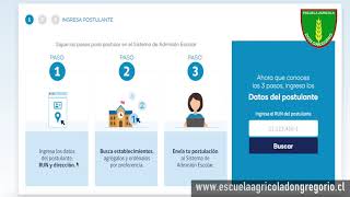 Video explicativo para poder realizar postulación 2020 "Sistema de Admisión Escolar"