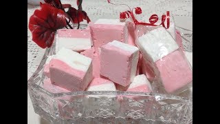 Marshmallow  تحظير المارشميلو بمكونات بساط