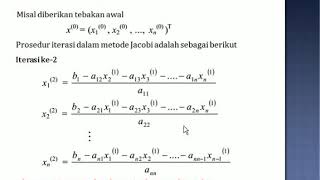 Solusi Sistem Persamaan Linier: Metode Jacobi dan Metode Gauss-Seidel