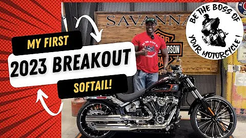 I Bought A 2023 Harley Davidson Breakout! My 1st Softail Ever! Why Did I Get It? LOOK AT IT!!!