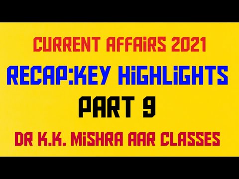 CURRENT AFFAIRS 2021