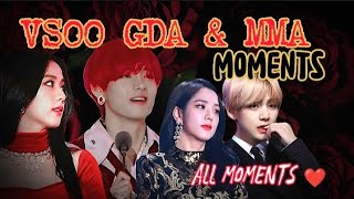 vsoo MMA 2018 and GDA 2019 all moments | cutest moments | eye contacts