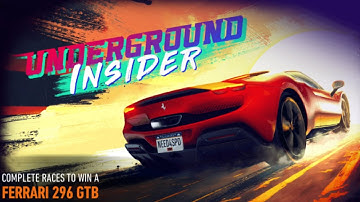 Ferrari 296 GTB DAY 1 NFS No Limits Underground Insider Gameplay Walkthrough