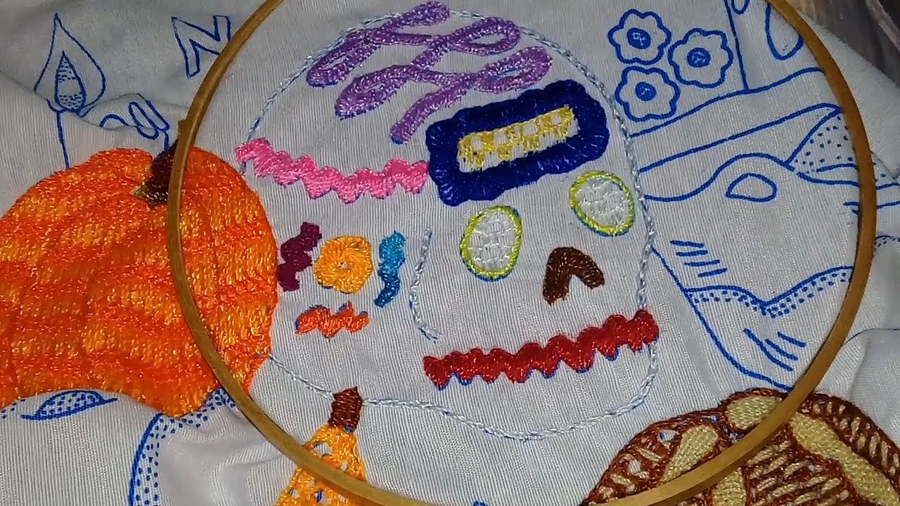 Bordado Fantasia CALAVERA No.1