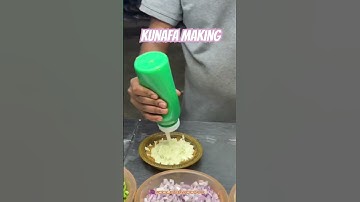 Kunafa Making🤤🤤 #kunafa #making #food #trending #dubai