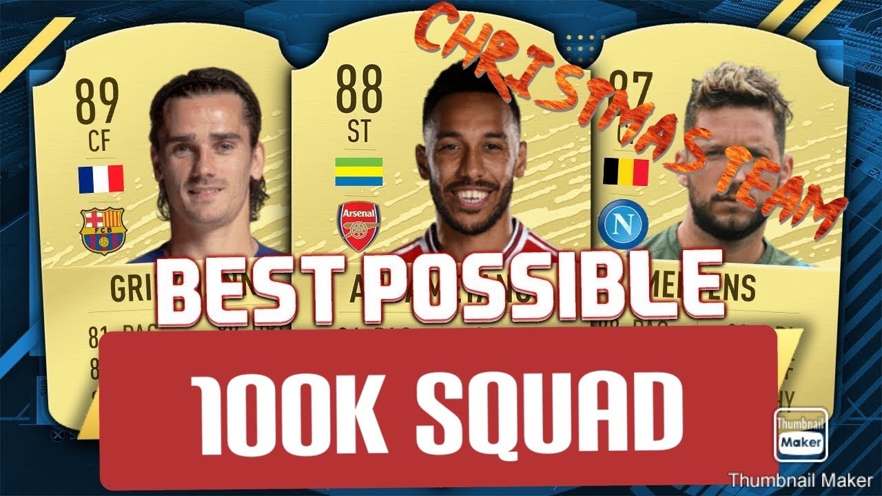 Best 100k Team On Fifa 21 ( Fifa 21 Christmas Starter Team ) Fifa 21 Ultimate Team