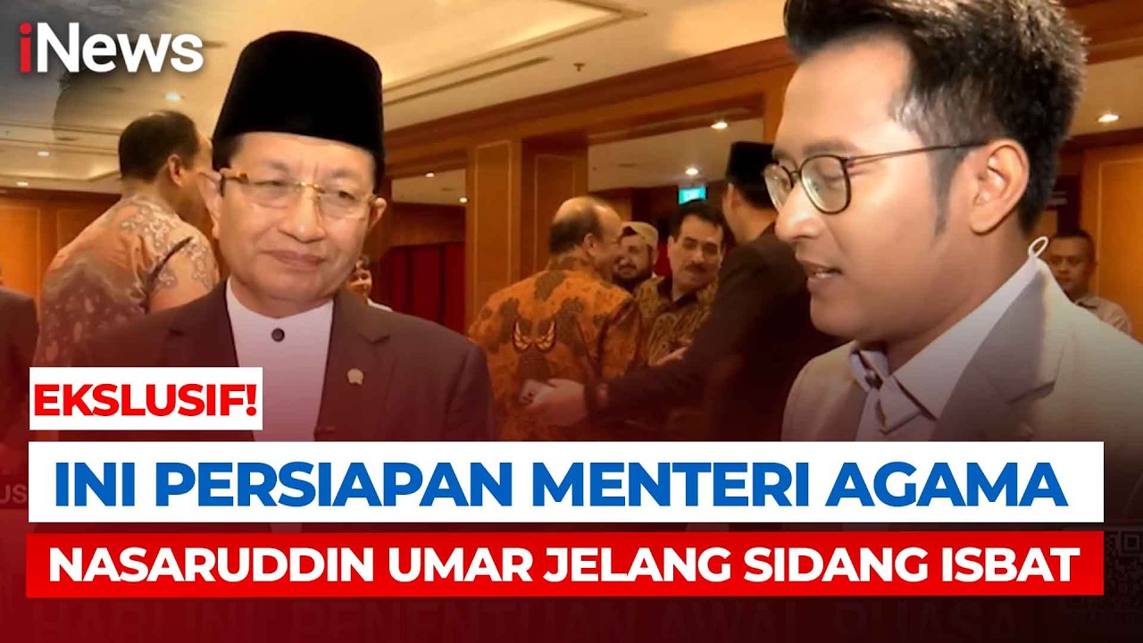 Detik-Detik Menuju Sidang Isbat 1 Ramadan 1447 H, Ini Persiapan Menteri Agama Nasaruddin Umar | BN