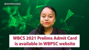 WBCS Prelims 2021 Admit Card Out | WBPSC | Exam on 22 August | Special Technology Topics eBook