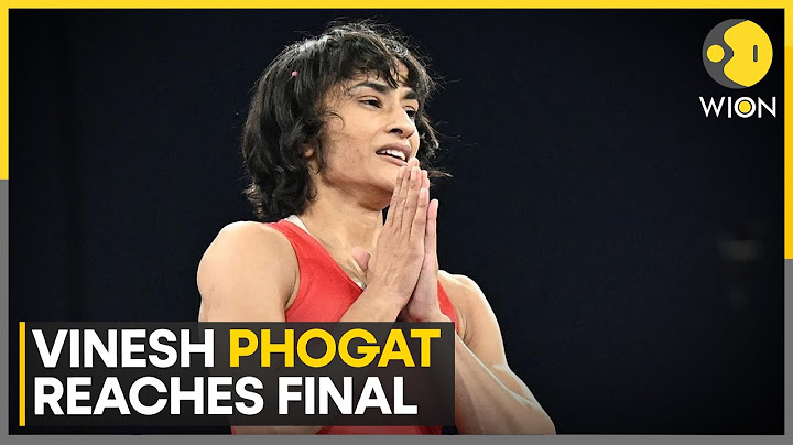 Paris Olympics 2024: Vinesh Phogat reaches final of the women's wrestling 50kg category | WION