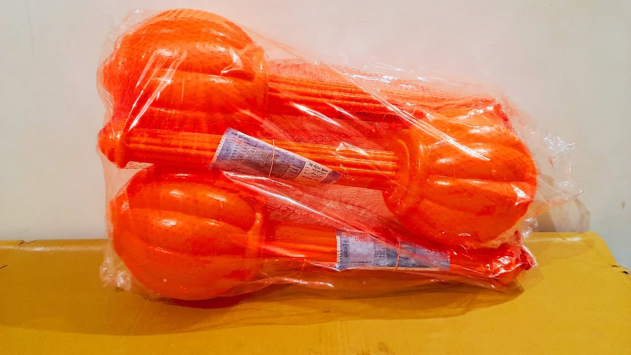 Unboxing and Review of Orange Hanuman Plastic Gada big for kids fun