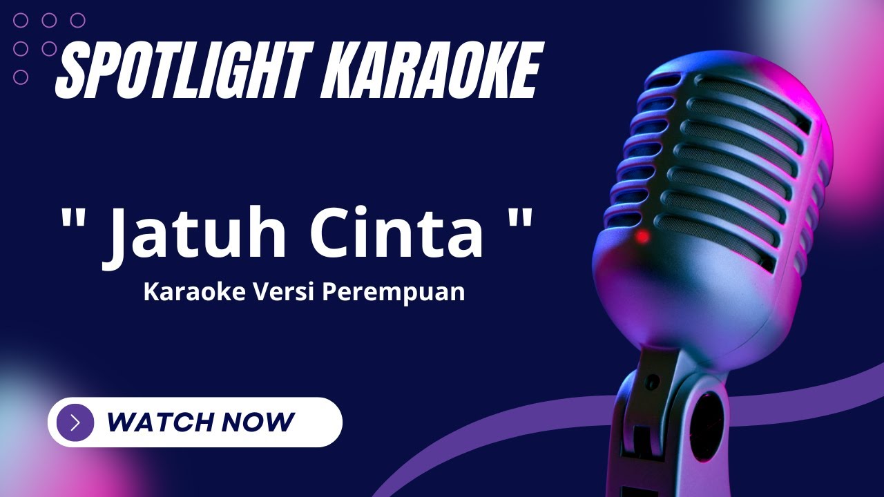 Karaoke Jatuh Cinta Versi Perempuan ( Official Music Karaoke ) YouTube
