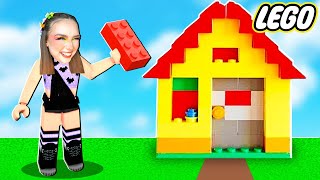 Лего В Роблокс ?! 😱 Построила Здания Из Конструктора В Roblox