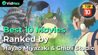 Ranked: Best 10 Hayao Miyazaki&Ghibli Studio Movies