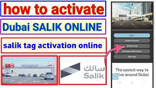 How to Register RTA Salik | How to activate Dubai salik | salik Dubai 2026