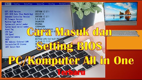 Cara Mudah Masuk dan  Setting BIOS PC Lenovo All  in One Terbaru | Agar Flashdisk Terdeteksi