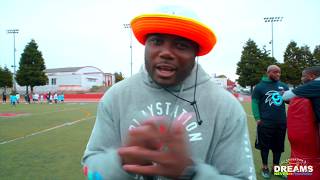 Nfl running Back Cj Anderson football camp shot by @KWelchVisuals
