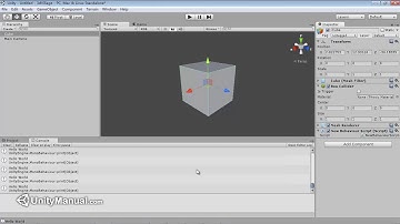 【Unity4.0公开课】4-16 Unity脚本使用：脚本及变量