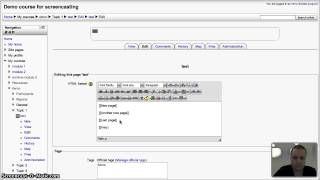 How to set up a Wiki activity in Moodle 2.3