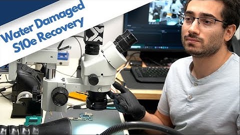 Finding a "path to data" - full diagnostic & repair process on Samsung S10e with water damage