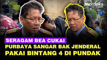 Gaya Sangar Menkeu Purbaya Bak Jenderal Militer Pakai Bintang 4 Berseragam Bea Cukai
