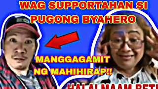 Pugong Byahero Nagalit kay Beth sponsor dahil sa panawagan nya wag supportahan si Pugong byahero