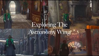 Exploring All Classrooms and Towers in the Astronomy Wing | Hogwarts Legacy (ambience)