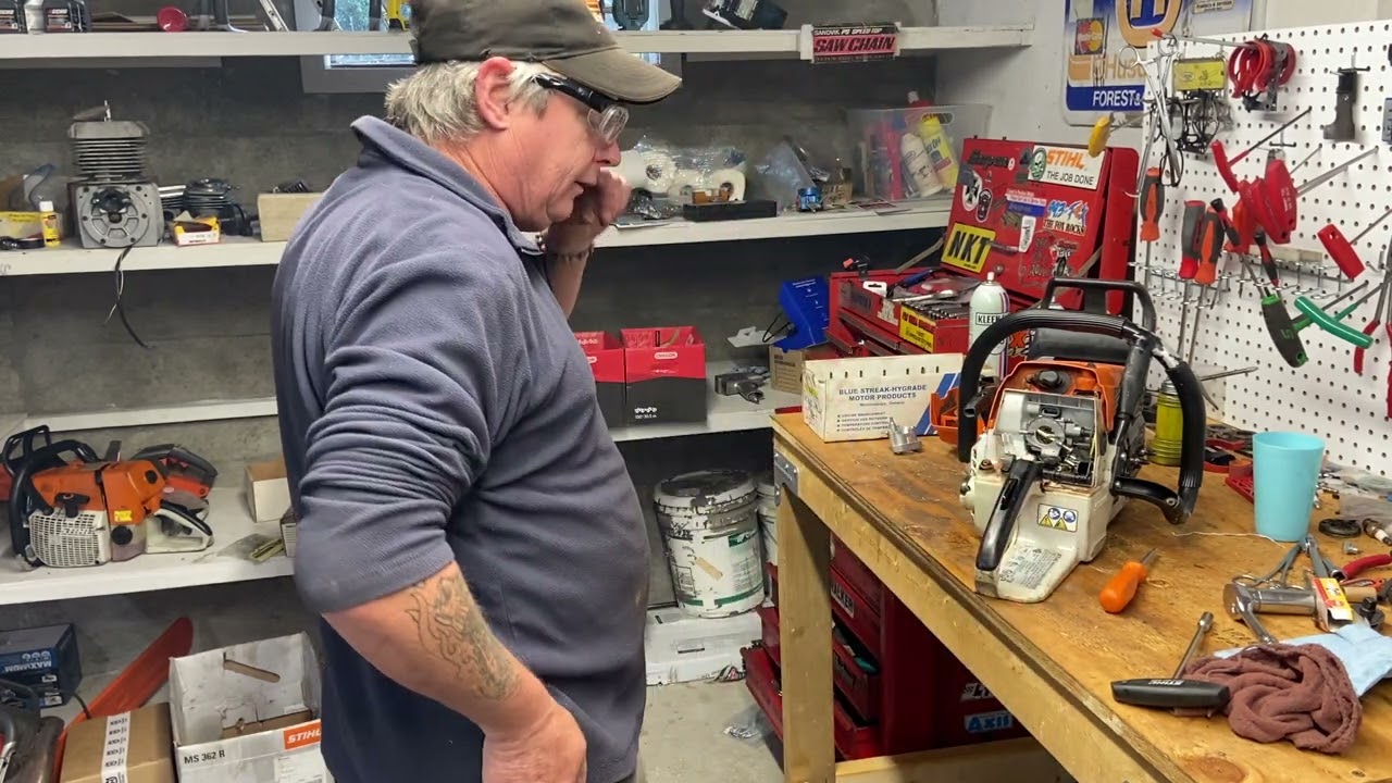 Как починить не заводящуюся бензопилу Stihl MS461