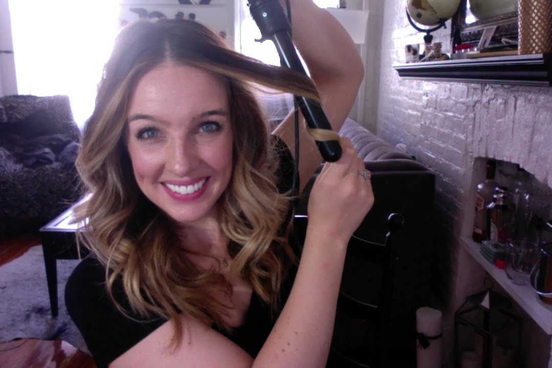 How to use a curling rod youtube