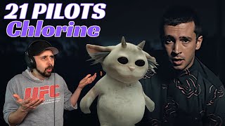 POOL CLEANING ALIEN?! Twenty One Pilots REACTION - Chlorine