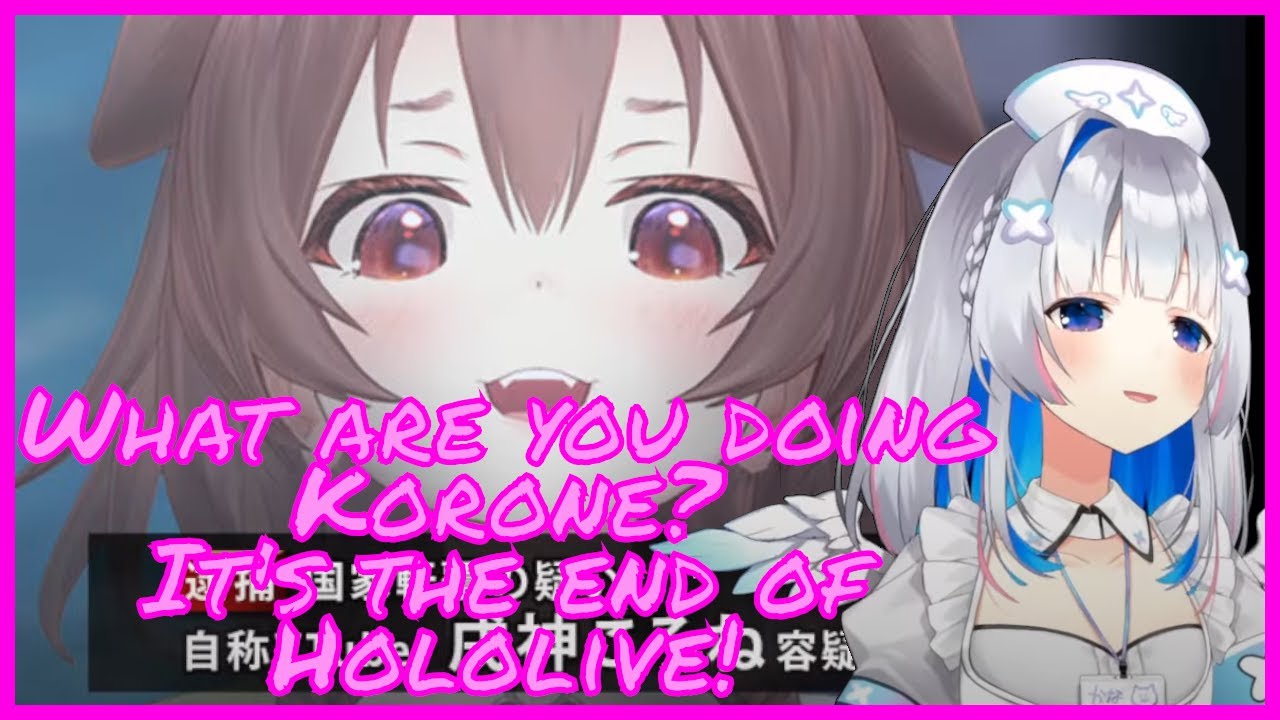 Kanata learns that there are only Bad Endings going up against Evil God Korone [Hololive]
