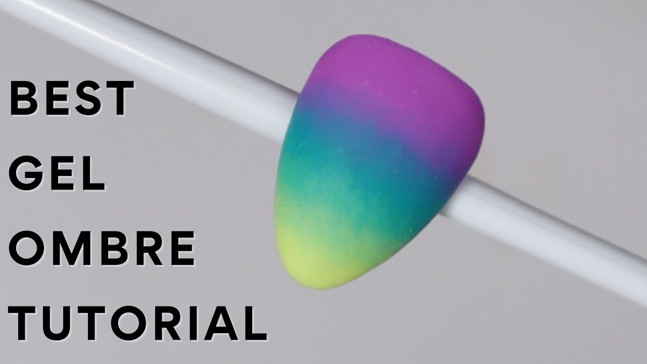 How to get a FLAWLESS ombre with Gel Polish and Acrylic Powder The