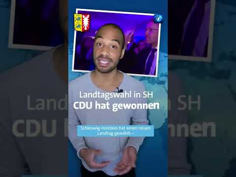 Die CDU gewinnt die Landtagswahl Schleswig-Holstein | #shorts #ltw22 #tagesschau #nachrichten