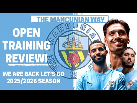 Thumbnail for CITY ARE BACK!! OPEN TRAINING REVIEW 25/26 SEASON! #mcfc #mancity #pl #football #soccer #sport