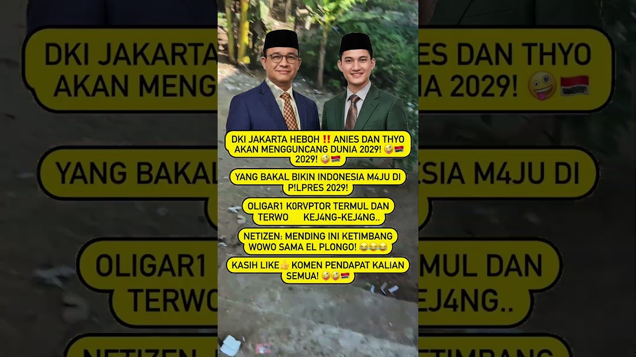 Anies bakal guncang Indonesia 2029.!