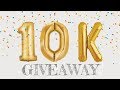 GIVEAWAY: THANK YOU FOR 10K!