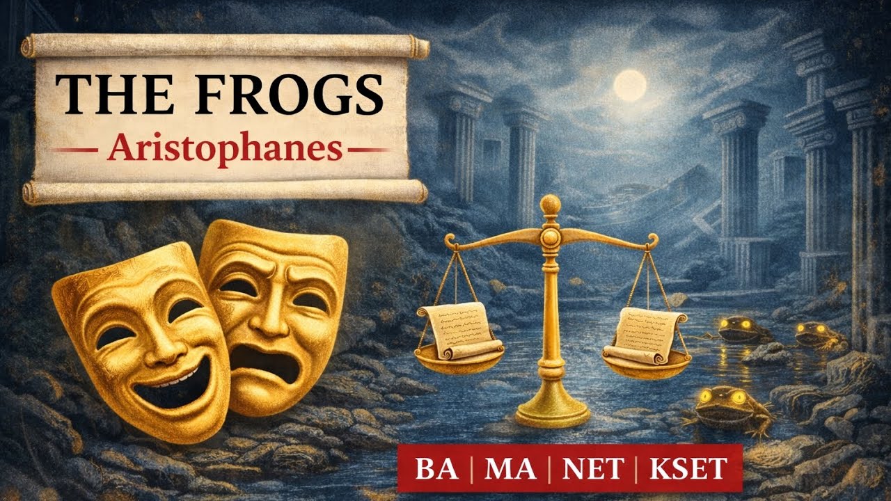 The Frogs by Aristophanes Summary in Kannada | Kannada Explanation | MA NET KSET English Literature