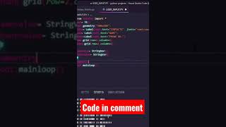 Create Contacts GUI Window Using #tkinter In Python👍 #python#telusko#flipkart#shorts#beginnerspython
