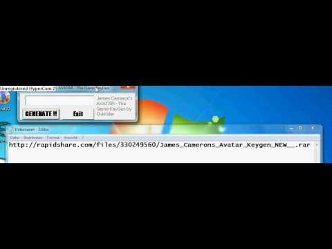 Avatar the game keygen hardware id database download