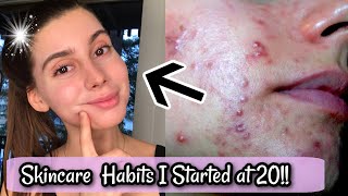 SKINCARE HABITS I STARTED IN MY 20's!!! BEST TIPS FOR KEEPING SMOOTH, FRESH, GLOWY SKIN FOR 2020!!!
