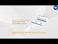 SAP IBP: Logging On to the SAP IBP Add In for Excel