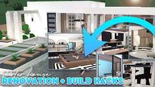 $150,000 STARTER HOUSER RENOVATION + build hacks | Contempo Court | ROBLOX