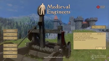 Medieval Engineers start of huge project part 1