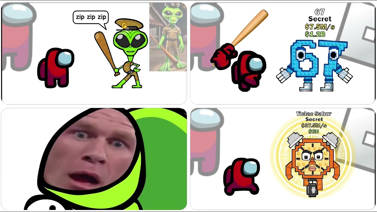 Mini Crewmate Kills Italian Brainrot Characters - Part 30 | Among Us