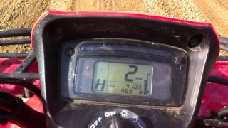 Top speed on King Quad 700