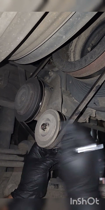 A/C belt adjustment 🚚🛠👍